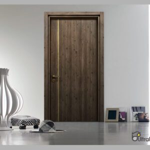 درب پلی وود تریم آلومینیوم تک لنگه مدل U4008