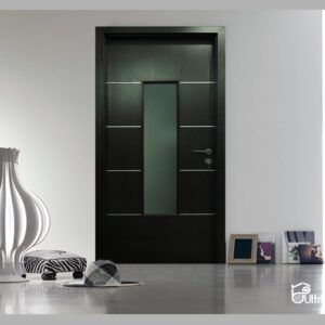 درب پلی وود تریم آلومینیوم تک لنگه مدل U4009